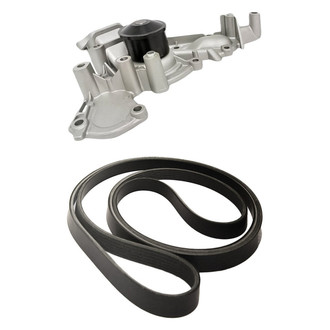 Replacement - Engine Coolant Water Pump and Drive Belt Kit