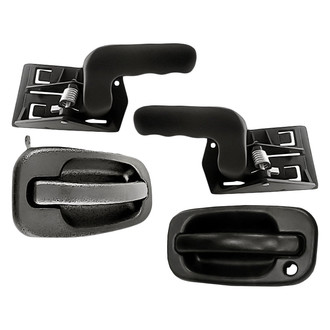 Replacement - 4-Piece (Front Driver and Passenger Side Exterior Door Handle, Front Driver and Passenger Side Interior Door Handle Lever) (Standard Line)