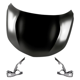 Replacement - 3-Piece (Hood Panel, Driver and Passenger Side Hood Hinge) (Standard Line)