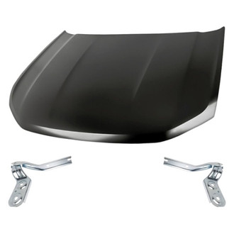 Replacement - 3-Piece (Hood Panel, Driver and Passenger Side Hood Hinge) (Standard Line)