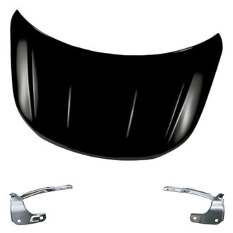 Replacement - 3-Piece (Hood Panel, Driver and Passenger Side Hood Hinge) (Standard Line)