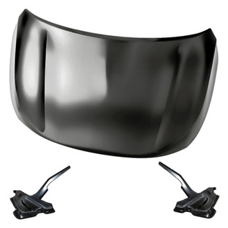 Replacement - 3-Piece (Hood Panel, Driver and Passenger Side Hood Hinge) (Standard Line)