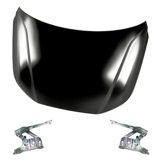 Replacement - 3-Piece (Hood Panel, Driver and Passenger Side Hood Hinge) (Standard Line)