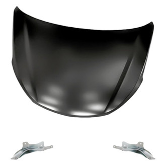 Replacement - 3-Piece (Hood Panel, Driver and Passenger Side Hood Hinge) (Standard Line)