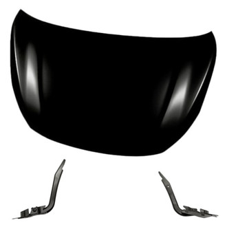 Replacement - 3-Piece (Hood Panel, Driver and Passenger Side Hood Hinge) (Standard Line)