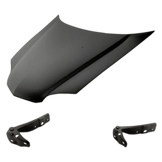 Replacement - 3-Piece (Hood Panel, Driver and Passenger Side Hood Hinge) (Standard Line)