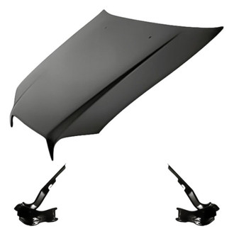 Replacement - 3-Piece (Hood Panel, Driver and Passenger Side Hood Hinge) (Standard Line)