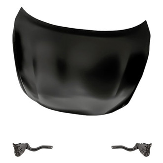 Replacement - 3-Piece (Hood Panel, Driver and Passenger Side Hood Hinge) (Standard Line)