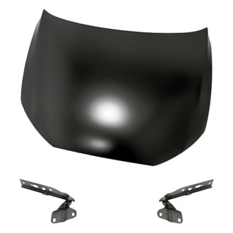 Replacement - 3-Piece (Hood Panel, Driver and Passenger Side Hood Hinge) (Standard Line)