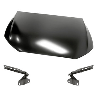 Replacement - 3-Piece (Hood Panel, Driver and Passenger Side Hood Hinge) (Standard Line)