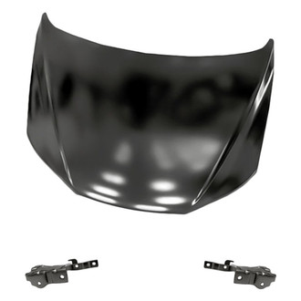 Replacement - 3-Piece (Hood Panel, Driver and Passenger Side Hood Hinge) (Standard Line)
