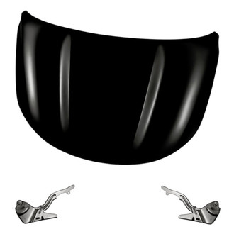 Replacement - 3-Piece (Hood Panel, Driver and Passenger Side Hood Hinge) (Standard Line)