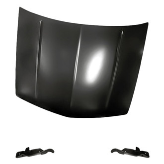 Replacement - 3-Piece (Hood Panel, Driver and Passenger Side Hood Hinge) (Standard Line)
