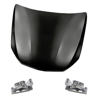 Replacement - 3-Piece (Hood Panel, Driver and Passenger Side Hood Hinge) (Standard Line)