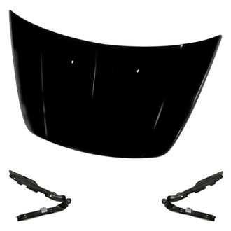 Replacement - 3-Piece (Hood Panel, Driver and Passenger Side Hood Hinge) (Standard Line)
