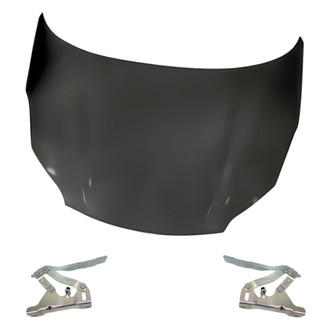 Replacement - 3-Piece (Hood Panel, Driver and Passenger Side Hood Hinge) (Standard Line)