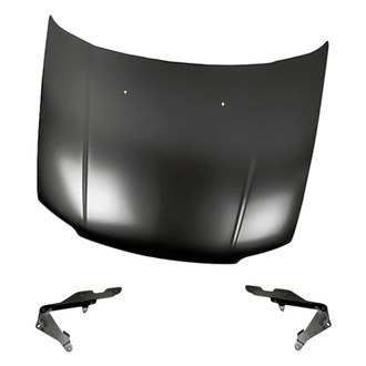 Replacement - 3-Piece (Hood Panel, Driver and Passenger Side Hood Hinge) (Standard Line)