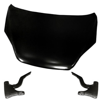 Replacement - 3-Piece (Hood Panel, Driver and Passenger Side Hood Hinge) (Standard Line)