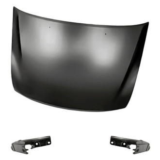 Replacement - 3-Piece (Hood Panel, Driver and Passenger Side Hood Hinge) (Standard Line)