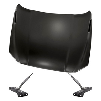 Replacement - 3-Piece (Hood Panel, Driver and Passenger Side Hood Hinge) (Standard Line)
