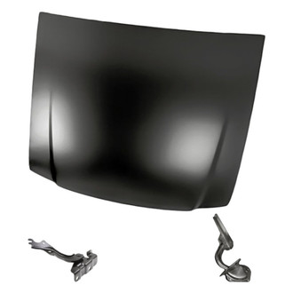 Replacement - 3-Piece (Hood Panel, Driver and Passenger Side Hood Hinge) (Standard Line)