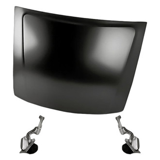 Replacement - 3-Piece (Hood Panel, Driver and Passenger Side Hood Hinge) (Standard Line)