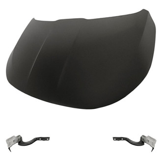Replacement - 3-Piece (Hood Panel, Driver and Passenger Side Hood Hinge)