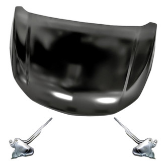 Replacement - 3-Piece (Hood Panel, Driver and Passenger Side Hood Hinge) (Standard Line)