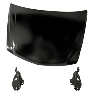 Replacement - 3-Piece (Hood Panel, Driver and Passenger Side Hood Hinge) (Standard Line)