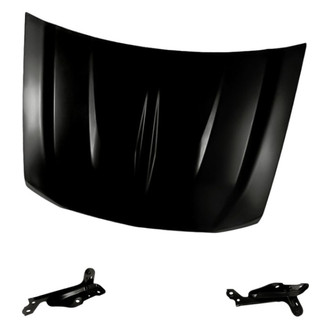 Replacement - 3-Piece (Hood Panel, Driver and Passenger Side Hood Hinge) (Standard Line)