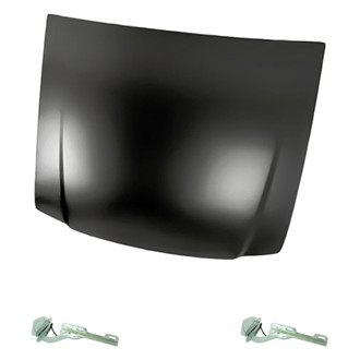 Replacement - 3-Piece (Hood Panel, Driver and Passenger Side Hood Hinge) (Standard Line)