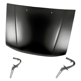 Replacement - 3-Piece (Hood Panel, Driver and Passenger Side Hood Hinge) (Standard Line)