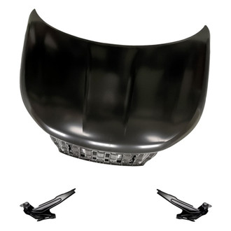 Replacement - 3-Piece (Hood Panel, Driver and Passenger Side Hood Hinge) (Standard Line)