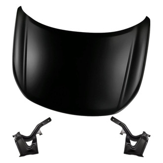 Replacement - 3-Piece (Hood Panel, Driver and Passenger Side Hood Hinge) (Standard Line)