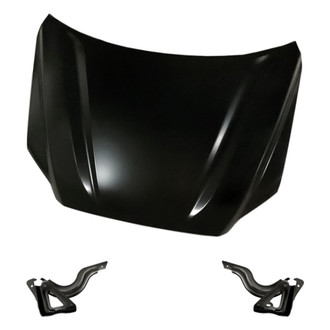 Replacement - 3-Piece (Hood Panel, Driver and Passenger Side Hood Hinge) (Standard Line)