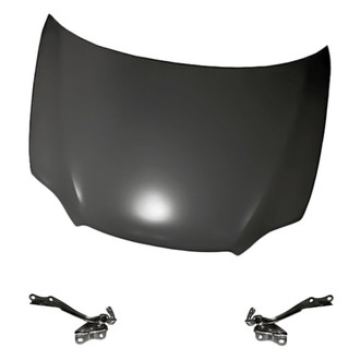 Replacement - 3-Piece (Hood Panel, Driver and Passenger Side Hood Hinge) (Standard Line)