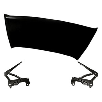 Replacement - 3-Piece (Hood Panel, Driver and Passenger Side Hood Hinge) (Standard Line)