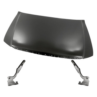 Replacement - 3-Piece (Hood Panel, Driver and Passenger Side Hood Hinge) (Standard Line)