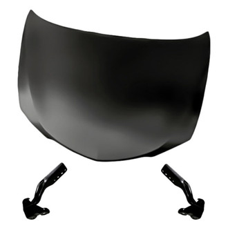 Replacement - 3-Piece (Hood Panel, Driver and Passenger Side Hood Hinge) (Standard Line)