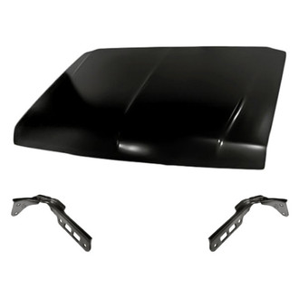 Replacement - 3-Piece (Hood Panel, Driver and Passenger Side Hood Hinge) (Standard Line)