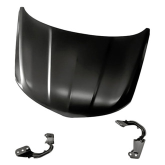Replacement - 3-Piece (Hood Panel, Driver and Passenger Side Hood Hinge) (Standard Line)