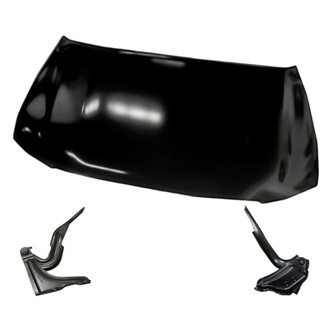 Replacement - 3-Piece (Hood Panel, Driver and Passenger Side Hood Hinge) (Standard Line)