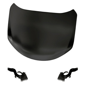 Replacement - 3-Piece (Hood Panel, Driver and Passenger Side Hood Hinge) (Standard Line)