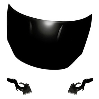 Replacement - 3-Piece (Hood Panel, Driver and Passenger Side Hood Hinge) (Standard Line)