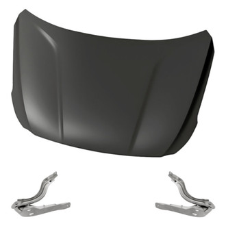 Replacement - 3-Piece (Hood Panel, Driver and Passenger Side Hood Hinge) (Standard Line)