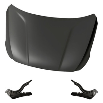 Replacement - 3-Piece (Hood Panel, Driver and Passenger Side Hood Hinge) (Standard Line)