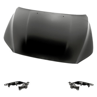 Replacement - 3-Piece (Hood Panel, Driver and Passenger Side Hood Hinge) (Standard Line)