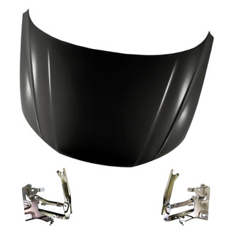 Replacement - 3-Piece (Hood Panel, Driver and Passenger Side Hood Hinge) (Standard Line)