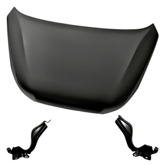 Replacement - 3-Piece (Hood Panel, Driver and Passenger Side Hood Hinge) (Standard Line)