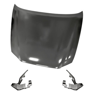 Replacement - 3-Piece (Hood Panel, Driver and Passenger Side Hood Hinge) (Standard Line)